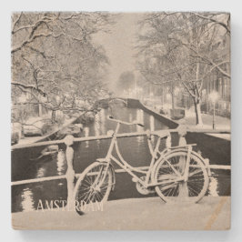 ストーンコースターアムステルダムインザスノー ストーンコースター