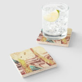 ストーンコースターアートデザインスタイル ストーンコースター (横)