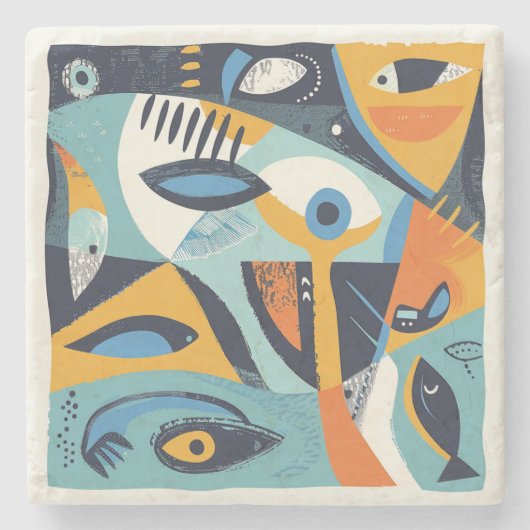 ストーンコースターシーテーマ3 ストーンコースター (正面)