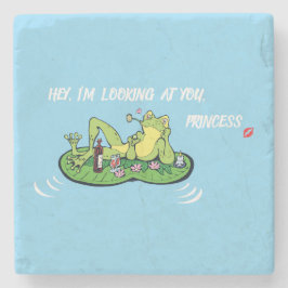 ストーンコースターバレンタインデーラブフロッグ ストーンコースター