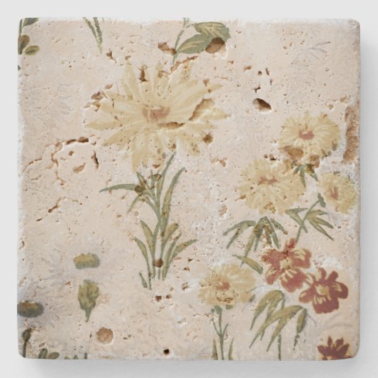 ストーンコースターフラワースタイルデザイン ストーンコースター (正面)