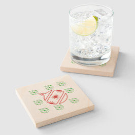 ストーンコースターホリデーオーナメント ストーンコースター