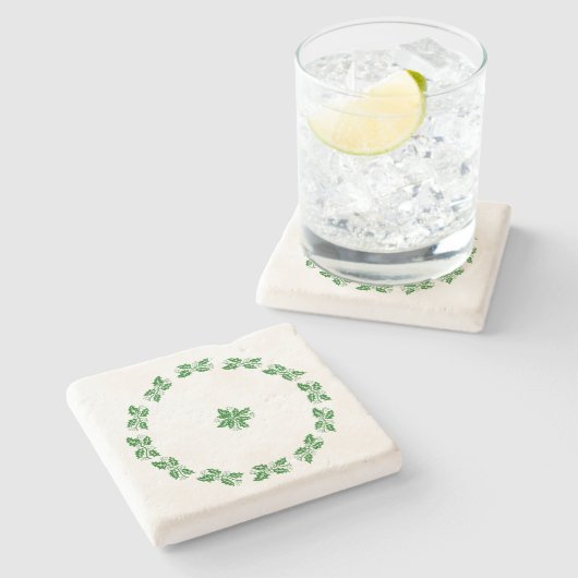 ストーンコースターホリーリース ストーンコースター (横)