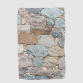 ストーンゴルフタオル，セット，ホーム，チェック， ゴルフタオル (正面)