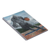 ストーンゴーレム遊のバスケットボールグラフィックノート ノートブック (右側)