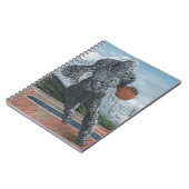 ストーンゴーレム遊のバスケットボールグラフィックノート ノートブック (左側)