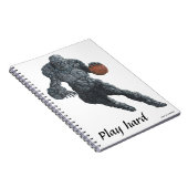 ストーンゴーレム遊のバスケットボールスパイラルノート ノートブック (右側)