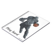 ストーンゴーレム遊のバスケットボールスパイラルノート ノートブック (左側)