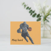 ストーンゴーレム遊のバスケットボールファンタジーはがき ポストカード (スタンド正面)