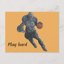 ストーンゴーレム遊のバスケットボールファンタジーはがき ポストカード