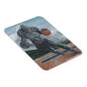 ストーンゴーレム遊のバスケットボールフレキシブルマグネット マグネット (右側)