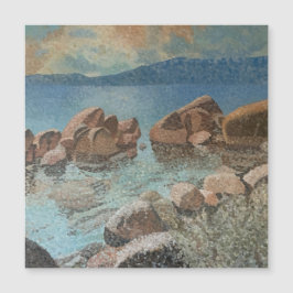 ストーンズの円タホ湖の印象派