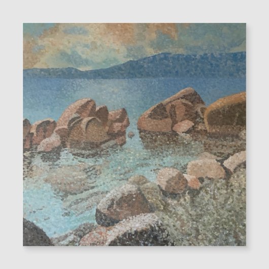 ストーンズの円タホ湖の印象派 (正面)