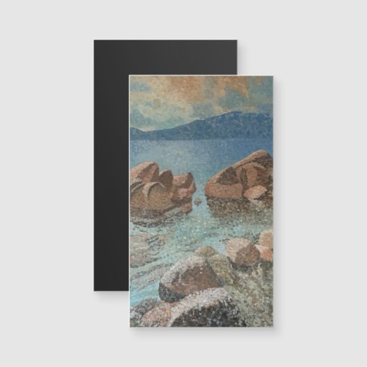 ストーンズの円タホ湖の印象派 (正面/裏面)