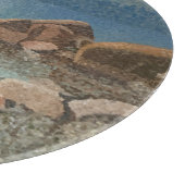 ストーンズの円タホ湖の印象派 カッティングボード (角)
