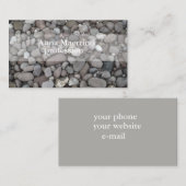 ストーンズ写真抽象芸術自然名刺 名刺 (正面/裏面)