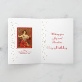 "ストーンズ大切 – ルビー" 1900 - 7月誕生日カード カード (内部)