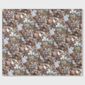 ストーンズ川の岩の珍しい ラッピングペーパー (フラット)