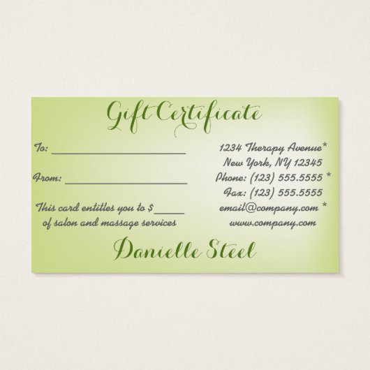 ストーンズ禅セラピストギフト名刺 (裏面)