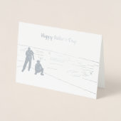 ストーンズ・ファーザー・デイ・カードをスキップ 箔カード (正面)