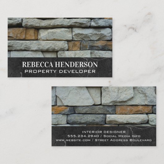 ストーンズ |建物材料 名刺 (正面/裏面)