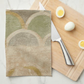 ストーンタイルデザインバイチャリティラザリス キッチンタオル (四つ折り)