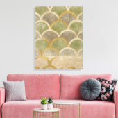 ストーンタイルデザインバイチャリティラザリス キャンバスプリント (インサイチュ (リビング))