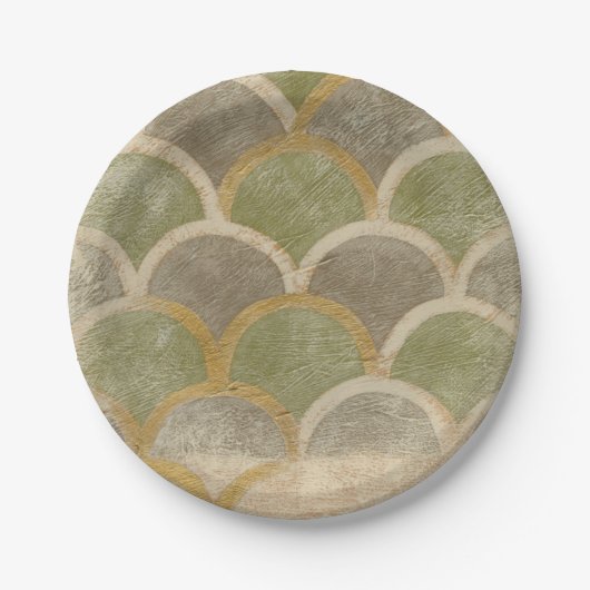 ストーンタイルデザインバイチャリティラザリス ペーパープレート (正面)