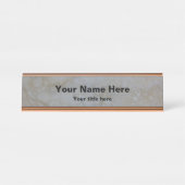 ストーンデスク名プレート デスクネームプレート (正面)