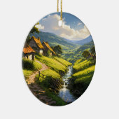 ストーンハウズ素朴ズビレッジ セラミックオーナメント (右)