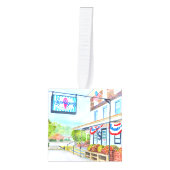 ストーンハーバーニュージャージーキューブクリスマスオーナメント キューブオーナメント (正面)