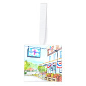 ストーンハーバーニュージャージーキューブクリスマスオーナメント キューブオーナメント (正面)