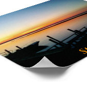 ストーンハーバー波止場プリント ポスター (角)