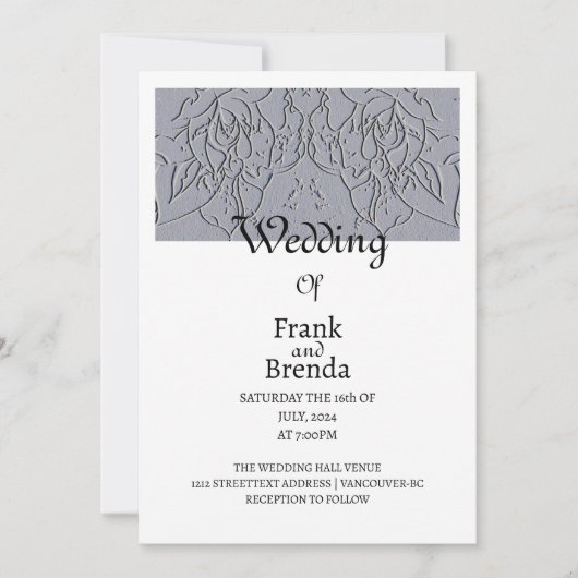 ストーンバラ招待状 招待状 (正面)