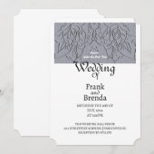 ストーンバラ結婚式招待状 招待状 (正面/裏面)