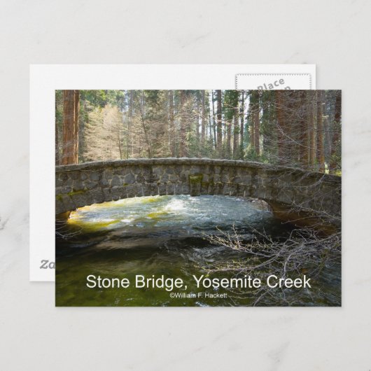 ストーンブリッジヨセミテクリーク4月トレント製品 ポストカード (正面/裏面)
