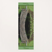 ストーンブリッジリリパズ自然 パーソナライズされた ヨガマット (正面)