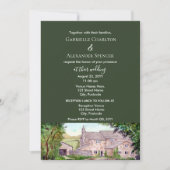 ストーンブリッジ ウォーターカラー 結婚式招待状 招待状 (正面)