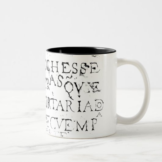 ストーンプレートオンアリスボンの通り ツートーンマグカップ (右)