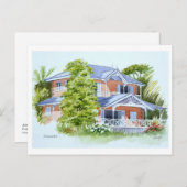 ストーンヘブン湾アラマンダ。トバゴ ポストカード (正面/裏面)