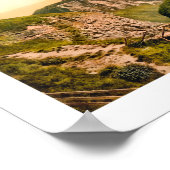 ストーンヘブン・スコットランド・ダンノタール城 ポスター (角)