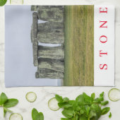 ストーンヘンジのビューティータオル キッチンタオル (折り畳み)