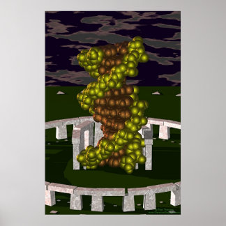 ストーンヘンジのDNA ポスター