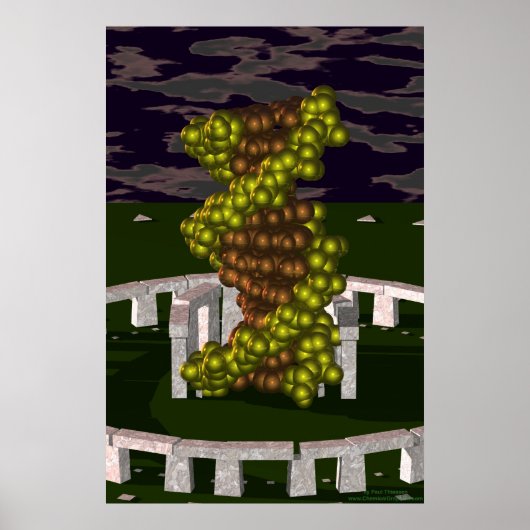 ストーンヘンジのDNA ポスター (正面)