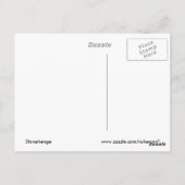 ストーンヘンジはがき ポストカード (裏面)