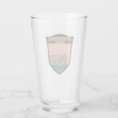 ストーンヘンジトラベルアートレトロイラストレーション タンブラーグラス (裏面)