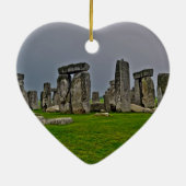 ストーンヘンジ古代の権力史跡地 セラミックオーナメント (裏面)