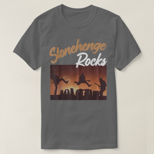 ストーンヘンジ岩ストーンヘンジのお土産 – Stonehenge Tシャツ (デザイン正面)