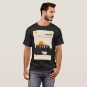 ストーンヘンジ本カバー旅行ポスター Tシャツ (正面フル)