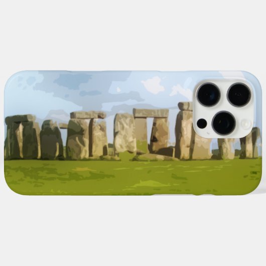 ストーンヘンジ石環碑 Case-Mate iPhoneケース (裏面 (横))